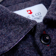 Load image into Gallery viewer, Paxton 35 Purple British Wool Over Shirt