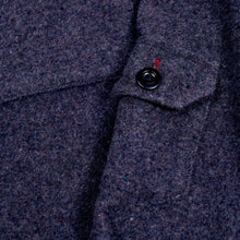 Load image into Gallery viewer, Paxton 35 Purple British Wool Over Shirt