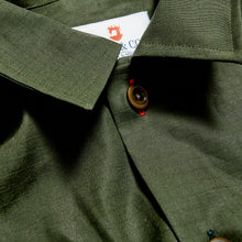 Load image into Gallery viewer, Arkwright 20 Dark Olive Water Repellent Ripstop Over Shirt