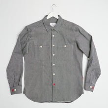 Load image into Gallery viewer, Morgan 1 9oz Hickory Railroad Stripe Workers Shirt