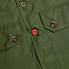 Load image into Gallery viewer, Arkwright 20 Dark Olive Water Repellent Ripstop Over Shirt