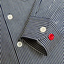 Load image into Gallery viewer, Morgan 1 9oz Hickory Railroad Stripe Workers Shirt