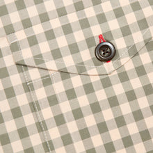 Load image into Gallery viewer, Brighton 2 Luxury Olive Gingham Tailed Shirt