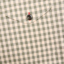 Load image into Gallery viewer, Brighton 2 Luxury Olive Gingham Tailed Shirt
