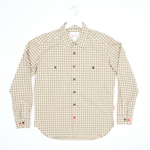 Load image into Gallery viewer, Brighton 2 Luxury Olive Gingham Tailed Shirt