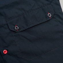 Load image into Gallery viewer, Arkwright 45 Dark Navy Luxury Poplin Over Shirt