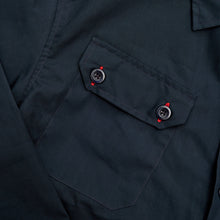 Load image into Gallery viewer, Arkwright 45 Dark Navy Luxury Poplin Over Shirt