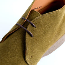 Load image into Gallery viewer, Joe & Co x Sanders 07 Olive Green Polo Snuff Suede Chucka Boot