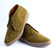 Load image into Gallery viewer, Joe & Co x Sanders 07 Olive Green Polo Snuff Suede Chucka Boot
