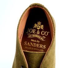 Load image into Gallery viewer, Joe & Co x Sanders 07 Olive Green Polo Snuff Suede Chucka Boot