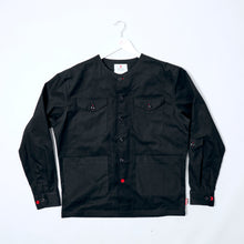Load image into Gallery viewer, Baines 18 Dark Navy Blue Cotton Over Shirt