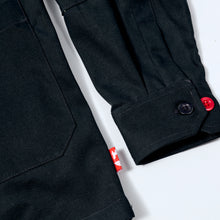 Load image into Gallery viewer, Baines 18 Dark Navy Blue Cotton Over Shirt
