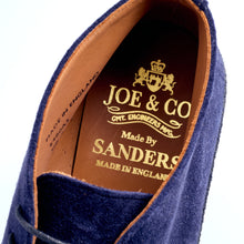 Load image into Gallery viewer, Joe & Co x Sanders 06 Navy Polo Snuff Suede Chucka Boot