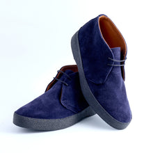 Load image into Gallery viewer, Joe & Co x Sanders 06 Navy Polo Snuff Suede Chucka Boot