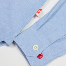 Load image into Gallery viewer, Fulton 6 Cotton Chambray Sky Blue Tailed Shirt