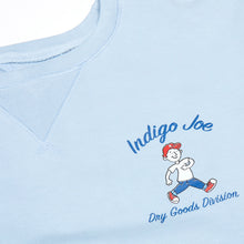 Load image into Gallery viewer, Chaplin 06 Sky Blue Indigo Joe Loopback DTF Sweatshirt