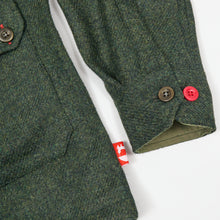 Load image into Gallery viewer, Arkwright 35 Dark Green Britsh Wool Over Shirt