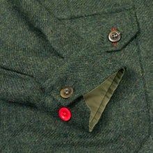 Load image into Gallery viewer, Arkwright 35 Dark Green Britsh Wool Over Shirt