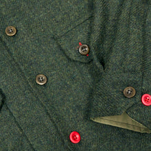 Load image into Gallery viewer, Arkwright 35 Dark Green Britsh Wool Over Shirt