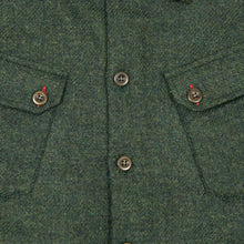 Load image into Gallery viewer, Arkwright 35 Dark Green Britsh Wool Over Shirt