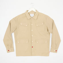 Load image into Gallery viewer, Arkwright 37 Fawn Cotton Twill Over Shirt