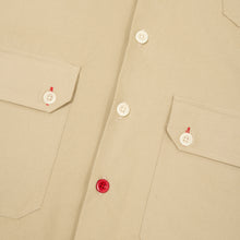 Load image into Gallery viewer, Arkwright 37 Fawn Cotton Twill Over Shirt