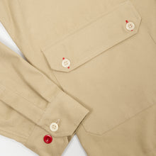 Load image into Gallery viewer, Arkwright 37 Fawn Cotton Twill Over Shirt