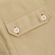 Load image into Gallery viewer, Arkwright 37 Fawn Cotton Twill Over Shirt