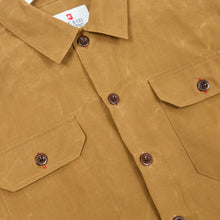 Load image into Gallery viewer, Paxton 39 Mustard Dry Wax Honeycomb Ripstop Cotton Over Shirt