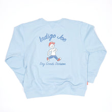 Load image into Gallery viewer, Chaplin 06 Sky Blue Indigo Joe Loopback DTF Sweatshirt
