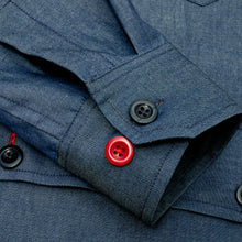 Load image into Gallery viewer, Arkwright 44 Dark Chambray Over Shirt