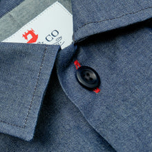 Load image into Gallery viewer, Arkwright 44 Dark Chambray Over Shirt