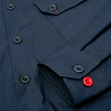 Load image into Gallery viewer, Arkwright 41 Dark Navy Cotton Ripstop Over Shirt