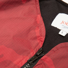 Load image into Gallery viewer, Brompton Red & Black Camo Ripstop Gilet
