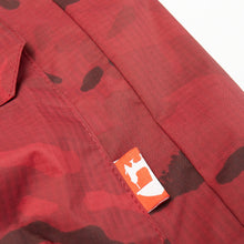 Load image into Gallery viewer, Brompton Red & Black Camo Ripstop Gilet