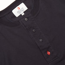 Load image into Gallery viewer, Bolin 3 Dark Navy Suvin Cotton SS Henley