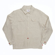 Load image into Gallery viewer, Paxton 30 putty linen over shirt