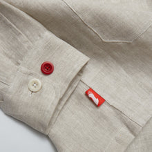 Load image into Gallery viewer, Paxton 30 putty linen over shirt