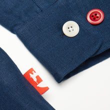 Load image into Gallery viewer, Paxton 31 navy linen over shirt