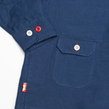 Load image into Gallery viewer, Paxton 31 navy linen over shirt
