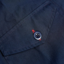 Load image into Gallery viewer, Baines 23 Navy Luxury Cotton Poplin Over Shirt