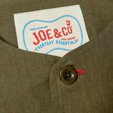 Load image into Gallery viewer, Baines 22 Khaki Luxury Cotton Poplin Over Shirt