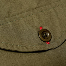 Load image into Gallery viewer, Baines 22 Khaki Luxury Cotton Poplin Over Shirt