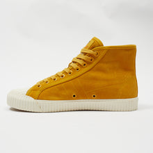 Load image into Gallery viewer, Joe & Co X Gola 06 Mustard Yellow Luxury Suede Off White Vulcanised Rubber Hi Top