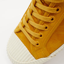 Load image into Gallery viewer, Joe & Co X Gola 06 Mustard Yellow Luxury Suede Off White Vulcanised Rubber Hi Top