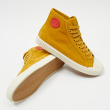 Load image into Gallery viewer, Joe & Co X Gola 06 Mustard Yellow Luxury Suede Off White Vulcanised Rubber Hi Top