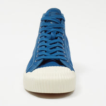 Load image into Gallery viewer, Joe & Co X Gola 07 Electric Blue Luxury Suede & Off White Vulcanised Rubber Hi Top