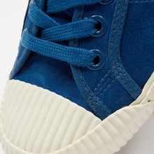 Load image into Gallery viewer, Joe & Co X Gola 07 Electric Blue Luxury Suede & Off White Vulcanised Rubber Hi Top