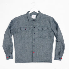 Load image into Gallery viewer, Paxton 34 British Wool Slub Over Shirt