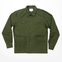 Load image into Gallery viewer, Chadwick 5 Dark Olive Water Repellent Ripstop Over Shirt